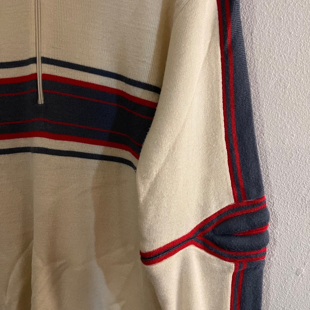 Vintage 70s Meister for Hagmeister-Lert Inc. Half Zip Ski Sweater Men's Medium - Picture 2 of 5